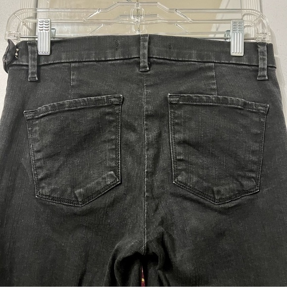J BRAND Camille Piano Black Skinny Jeans with Side Zip Size 26 - Picture 6 of 12
